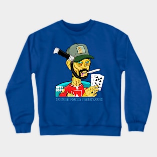 Zombie Poker Freaks Crewneck Sweatshirt